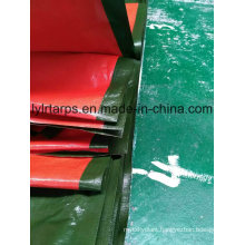 China Military Green/Orange PE Tarpaulin Sheet, Poly Tarp Truck Cover